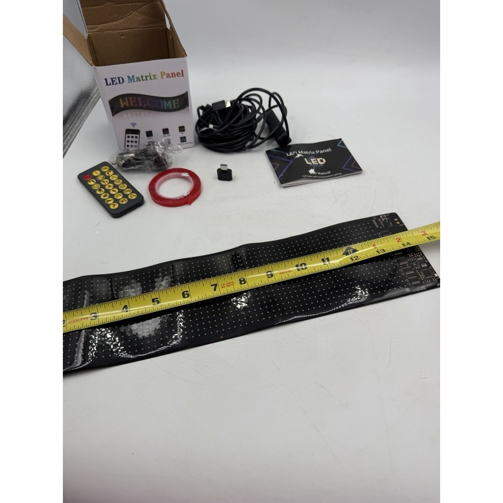 Flexible LED RGB App Control Screen Matrix Panel, 16x64 - Open Box - Picture 15 of 16